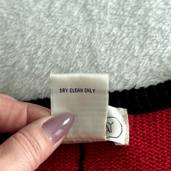 Vintage Red Soccer Sweater Vest - Picture 5 of 7